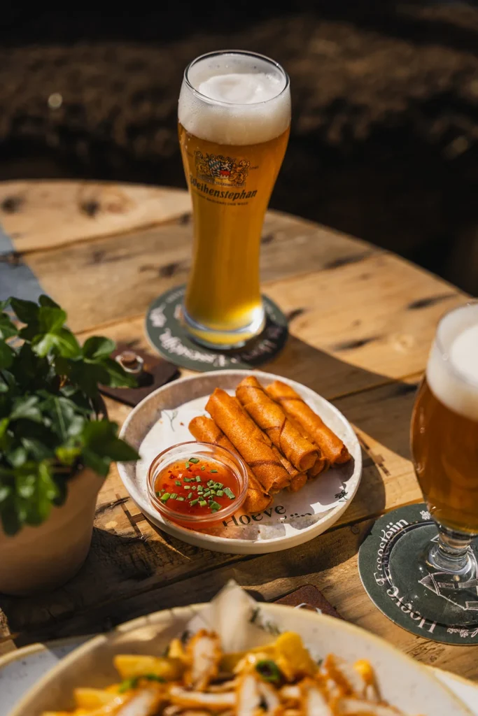 Met een groep lunchen in Voorburg